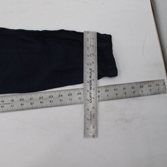 JAMES PERSE pants womens size 3 soft cotton cupro drawstring casual jogger blue - Picture 10 of 12
